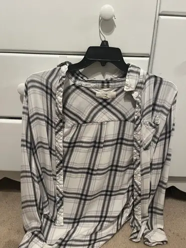 Thread and Supply Flannel Top