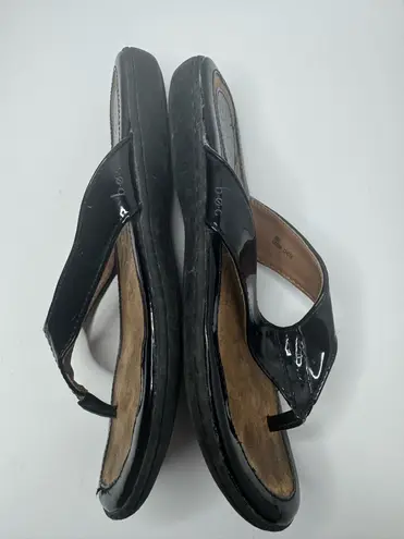 Born concept BOC Black Thong Sandals Size 8M