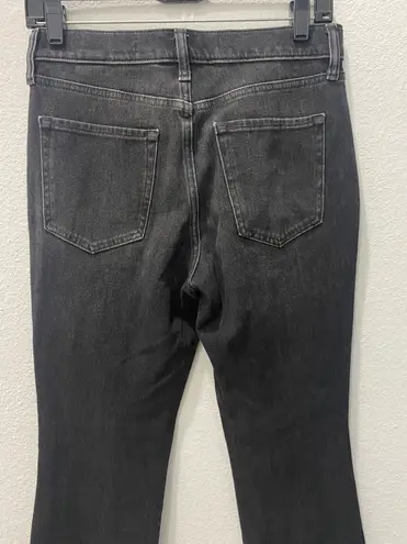 Banana Republic Black Cropped Bootcut Jeans Size 26