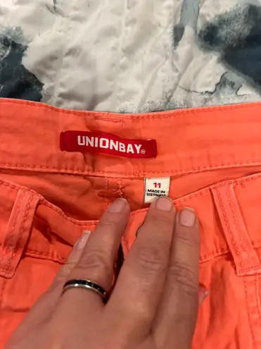 Unionbay Coral (not as bright as pictured) Shorts, Sz 11