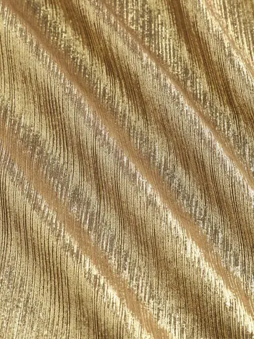 Cider NWT METALLIC V-NECK SOLID WRAP MINI DRESS – SIZE SMALL