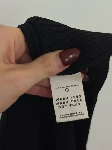 Glassons stretchy black bodycon dress