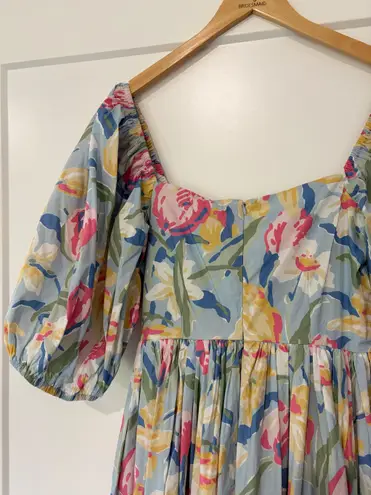 Laura Ashley Tuckernuck x batsheva tulips fells midi dress