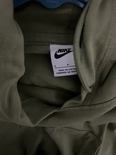 Nike Green Cropped Hoodie