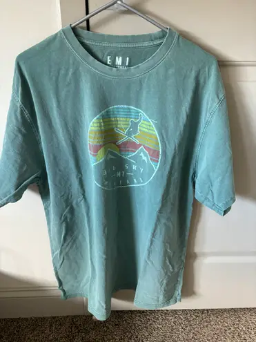 EMI Graphic Tee Green Size XL