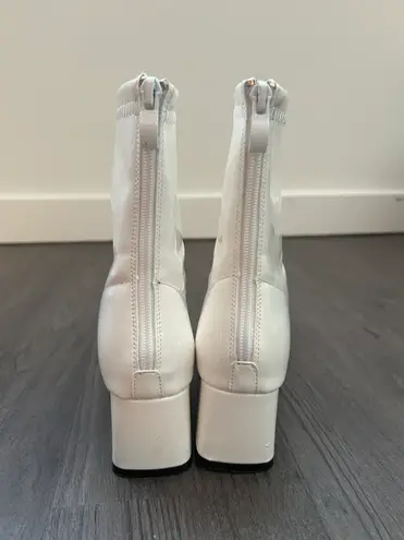 Amazon white ankle boots 