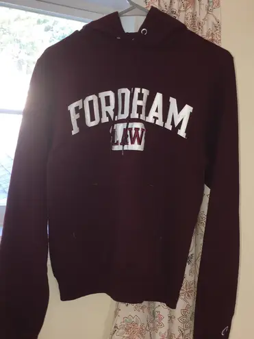 Champion Fordham College Hoodie Sweatshirt Brown 25 61 Off Retail From nicole