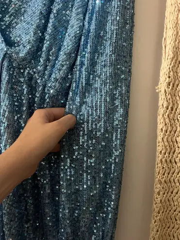 Princess Polly  Sequin wrap mini dress