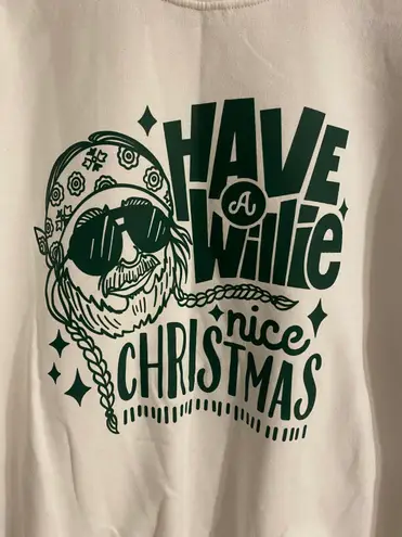Have A Willie Nice Christmas Crewneck White Size XL