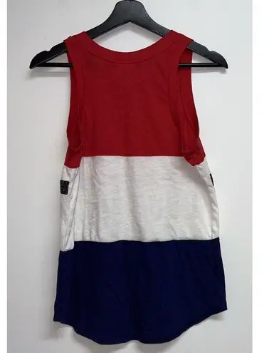 PINK - Victoria's Secret Victorias Secret Pink Womens July 4th Sequin Tank Top Red White Blue Size XS