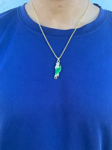 Handmade Golden St. Jude Pendant Necklace Trendy Vintage Portrait Pendant Necklace