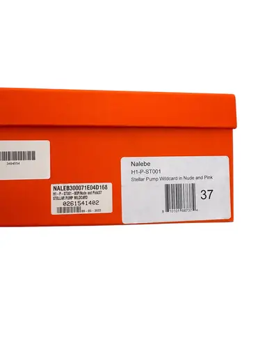 Nalebe Nude & Pink Stellar Mesh Rhinestone Chain Wildcard Pump 7