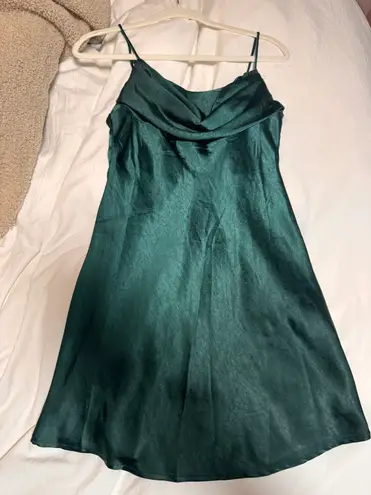 Hello Molly Jade Satin Dress