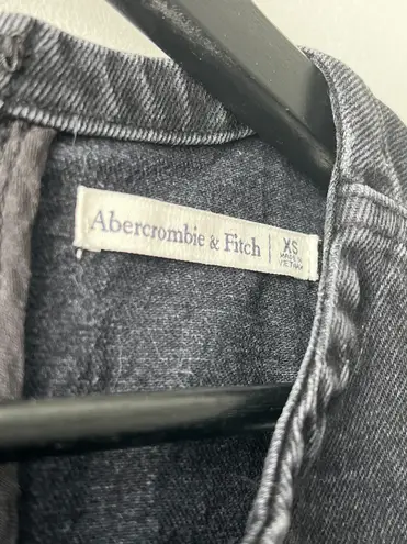 Abercrombie & Fitch Black Denim Dress