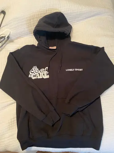 Lonely Ghost it’s cool to care hoodie