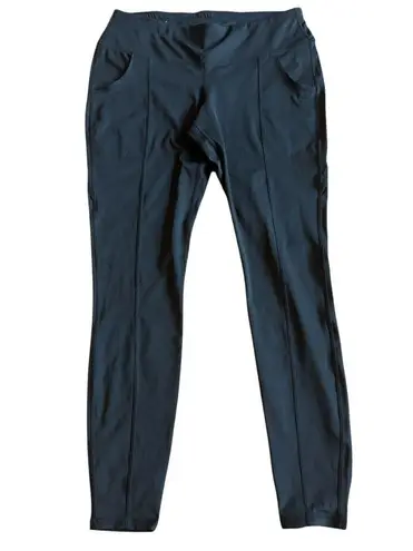 Kuhl Black Stretch Leggings Pockets Front Seam Workout Athleisure Hiking Large