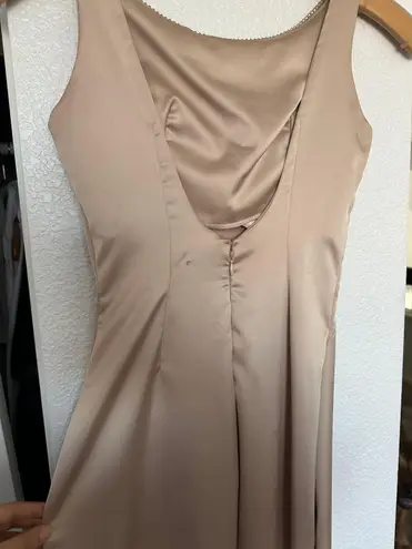 Handmade Maxi Mermaid Formal Dress Nude Pink