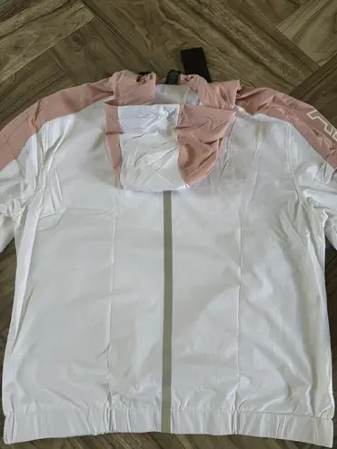 Alphalete Women’s EXP Tech Windbreaker- Himalayan Pink, Size XL