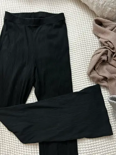 American Eagle AE black ribbed pants