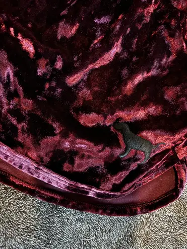 Victoria's Secret Victoria secret Pink Burgundy Velvet Sleep Shorts 