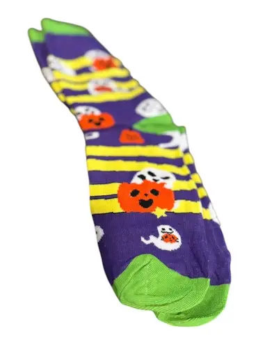 Halloween Socks Pumpkins & Ghosts Women's Size 4