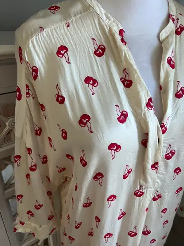 Zadig & Voltaire Cherry Print Shirt Dress XS