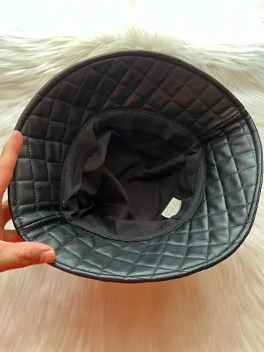 Quilted Bucket Hat Black