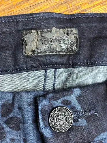 MOTHER Denim Women’s Sz 26 “The Looker Crop: Moon of Tokyo” Floral Skinny Jeans