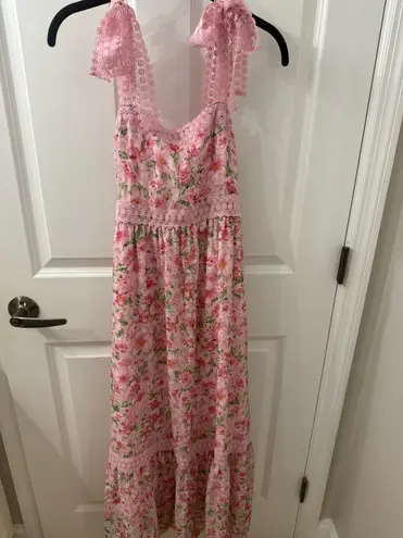 long dress worn twice from lobo’s boutique Pink Size L - Image 2