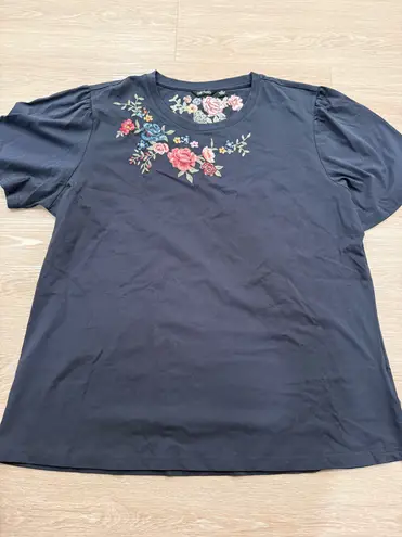 Driftwood Jeans Julie Crew Neck Tee Shirt - Serenity