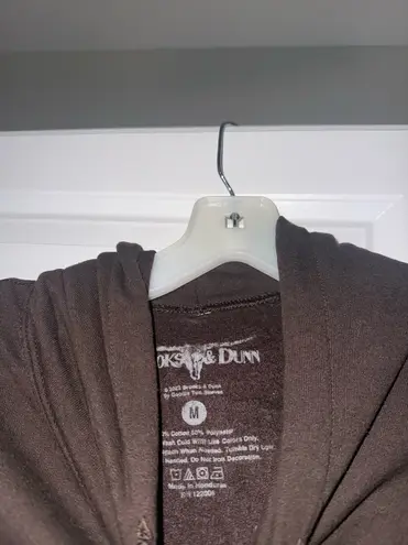 Brooks & Dunn men’s brown oversized hoodie Size M