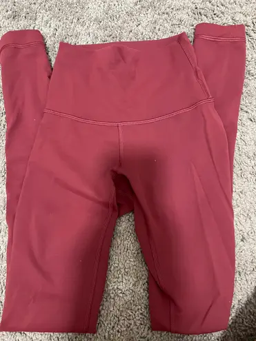 Lululemon Red Leggings