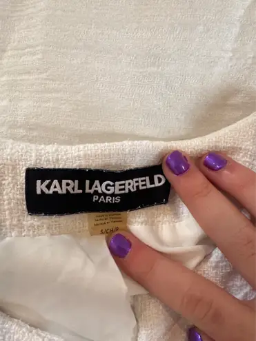 Karl Lagerfeld  Blazer Jacket White - Image 3