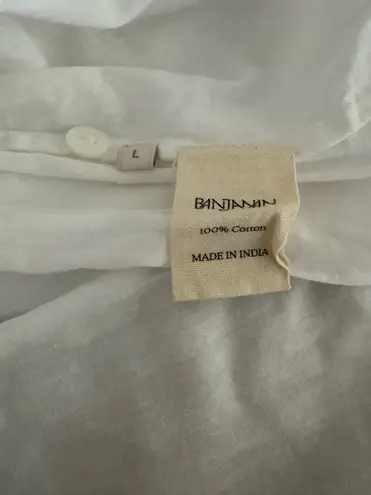 NWOT Banjanan Antonia Skirt Srinagar Embroidered White. MSRP $345. Size L White Size L