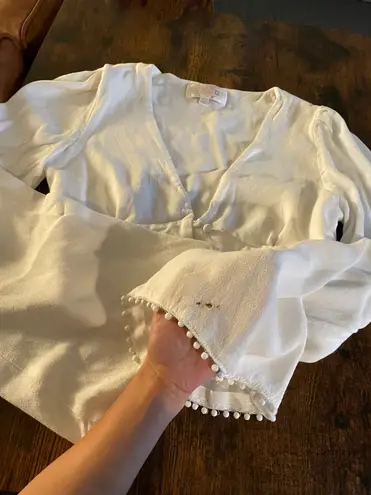 Stone Cold Fox Bell Sleeve Detail Blouse