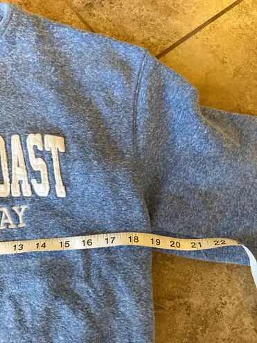 Oregon Coast Depoe Bay Crewneck Sweatshirt Cotton/Blend Womens Medium Blue