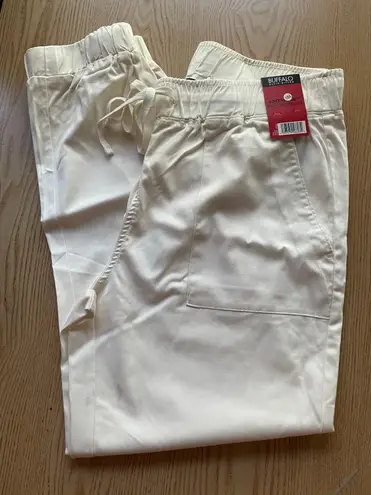 New Womens Buffalo David Britton Soft Tencel Lyocell Pull on Jogger Cream Medium - Image 1