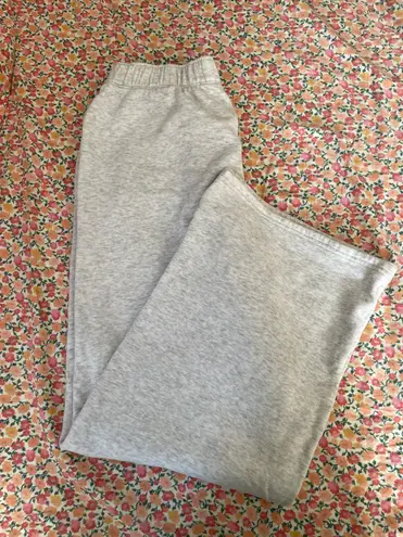 Hollister feel good fleece wide-leg sweatpants