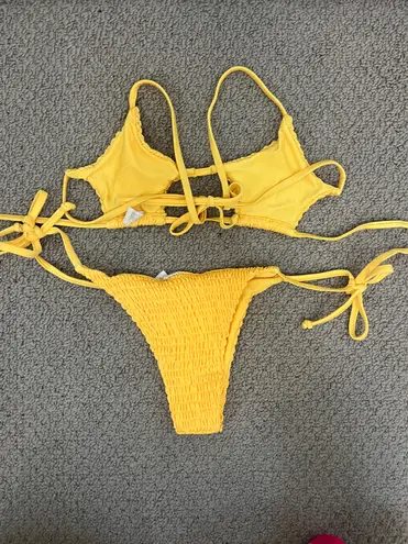 Zaful Yellow Bikini Set