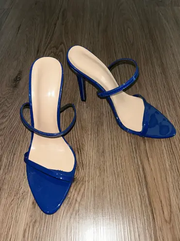 Elegant Navy Women's Heels Blue Size 8.5