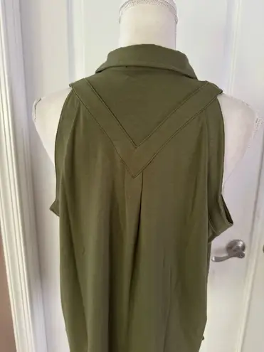 Anatomie Women's Elise Top | Moss Green. Size L. MSRP $168 Green Size L