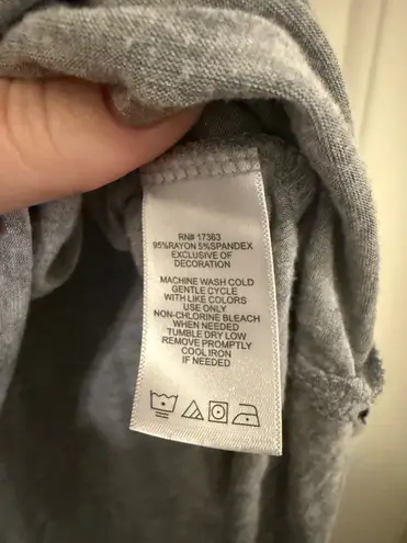 Peanuts Gray Short Sleeve Tee Snoopy And Woodstock Dillards Sleep Shirt L Size L