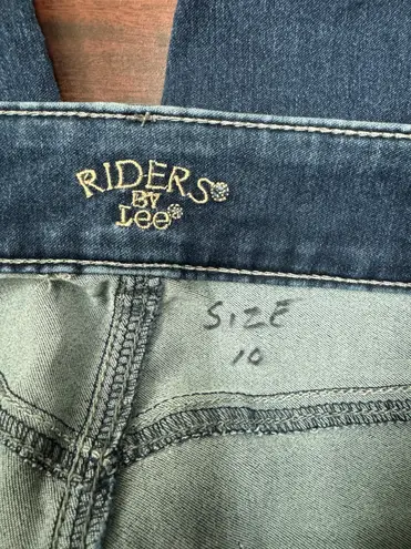 Riders By Lee Size 10 Dark Wash Denim Capris