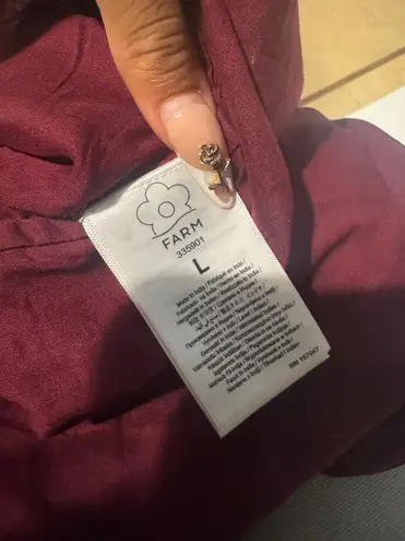 Farm Rio Lace Trim Pintuck