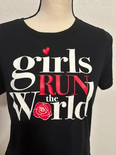Modern Lux "Girls Run The World" Black Short Sleeve T-Shirt