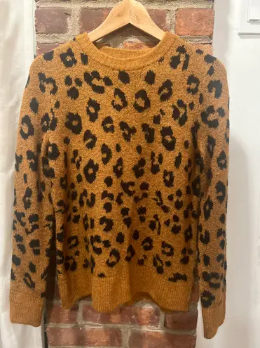 Old Navy Leopard Cozy Sweater