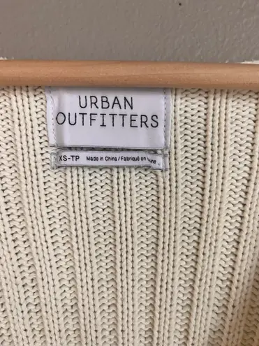 Urban Outfitters Cream Chunky Knit Oversize Sweater