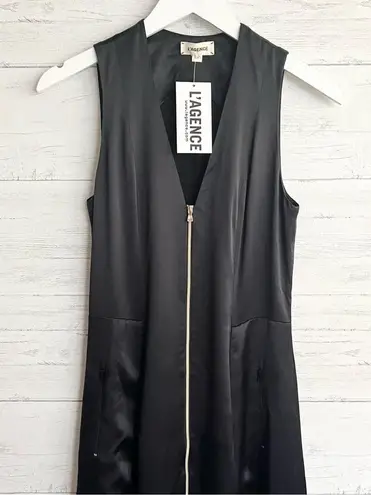 L'Agence L’agence Black Dress with Pockets