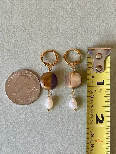 Handmade unique retro vintage fairy boho style dangle earrings w/ quality Czech glass beads💜