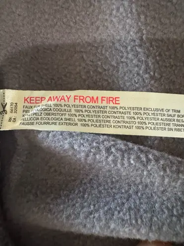 Free People Movement In The Zone Fleece Zip Up Gunmetal/Wintergreen XS